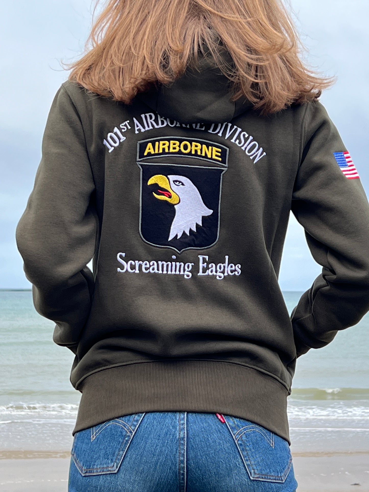 Veste à capuche 101ème kaki femme