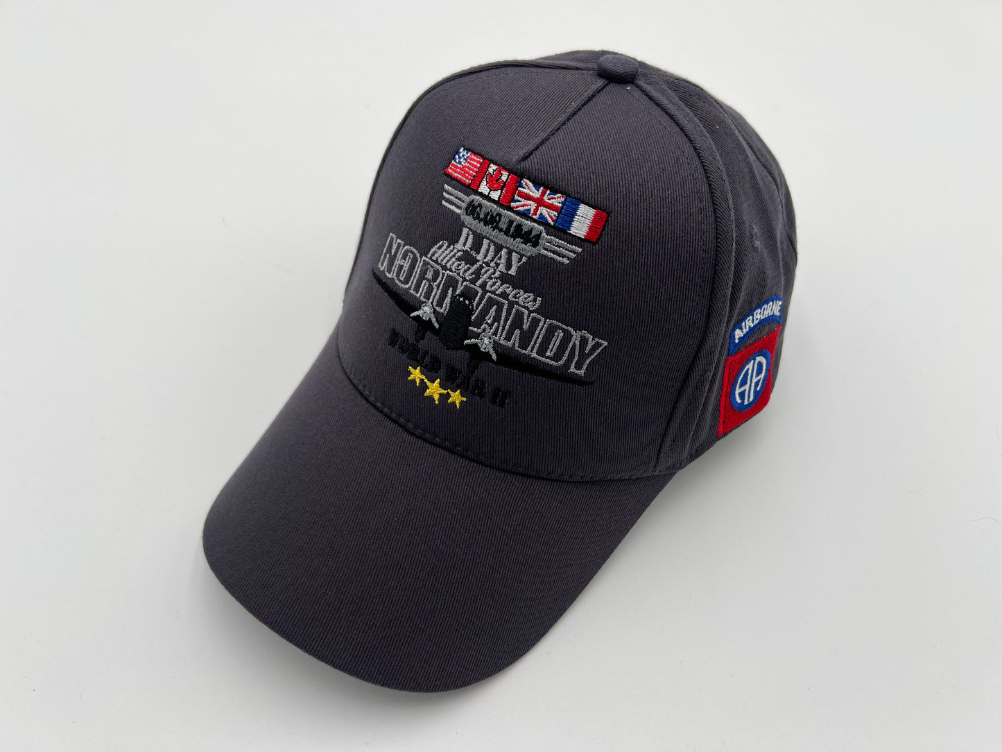 Casquette réglable ALLIED FORCES (kaki, bleu marine ou gris) adulte