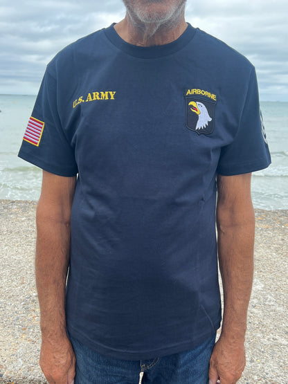 BRC233 T-SHIRT MANCHES COURTES US ARMY EN NAVY