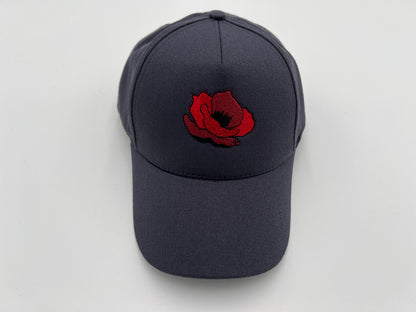 Casquette réglable COQUELICOT (bleu marine, blanc ou gris) adulte