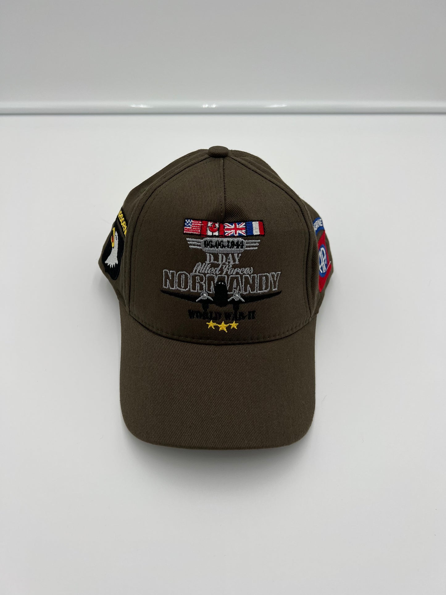 Casquette réglable ALLIED FORCES kaki enfant