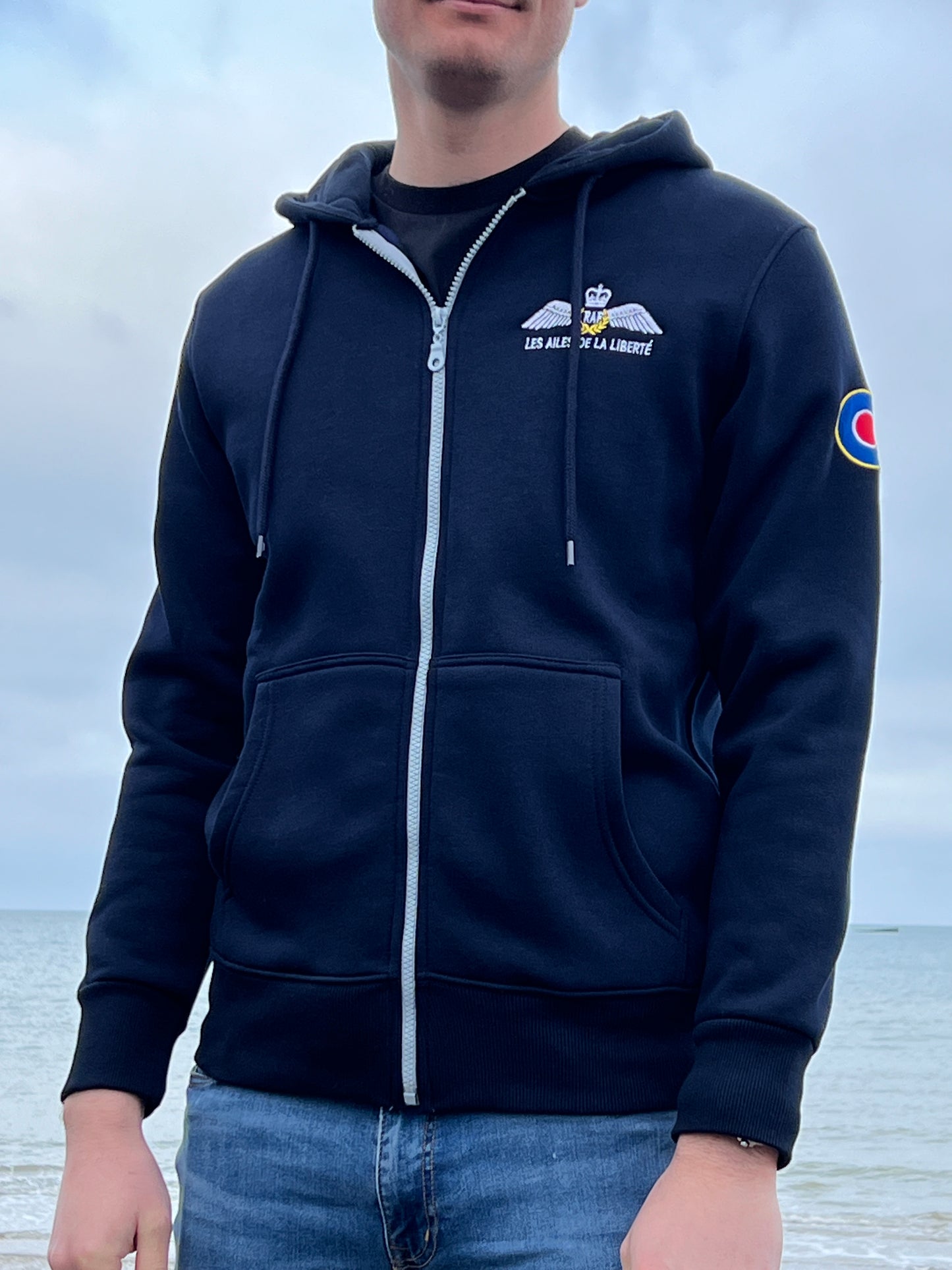 Veste à capuche RAF bleu marine homme