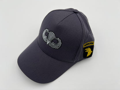 Casquette réglable PARATROOPER (kaki, bleu marine ou gris) adulte