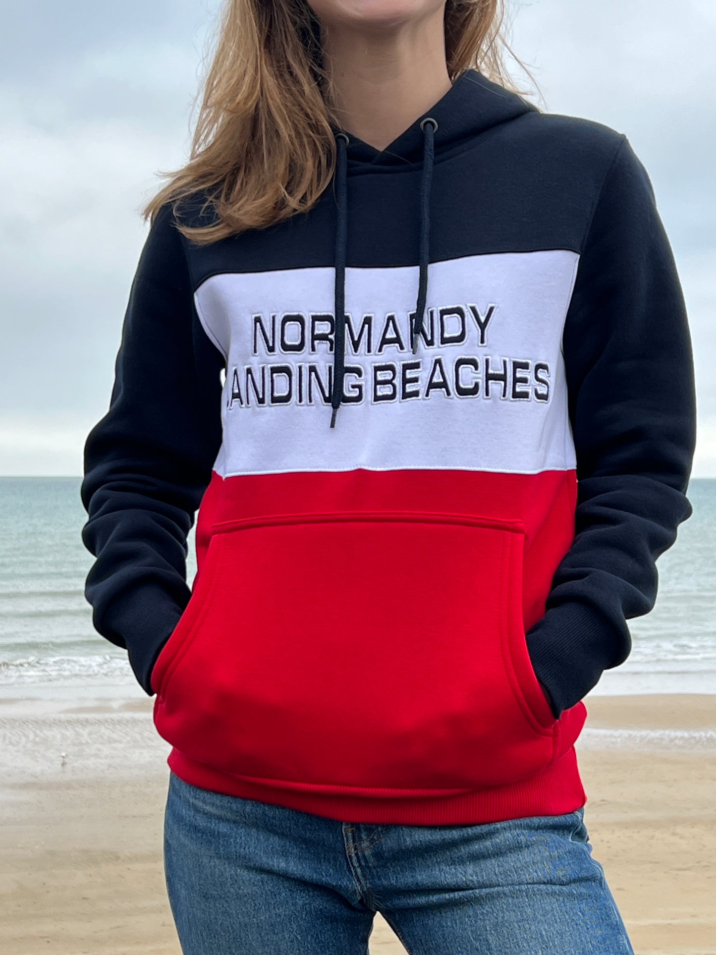 Sweat à capuche NORMANDY LB tricolore femme