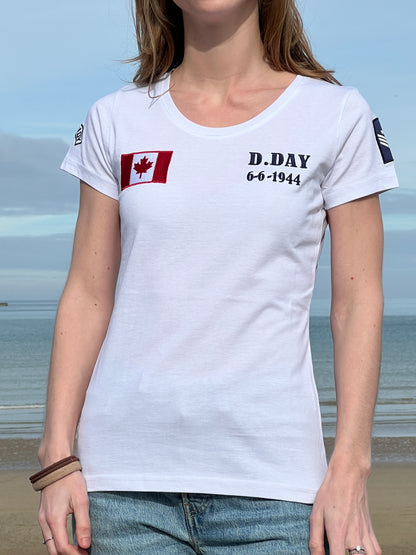 T-shirt CANADA blanc femme