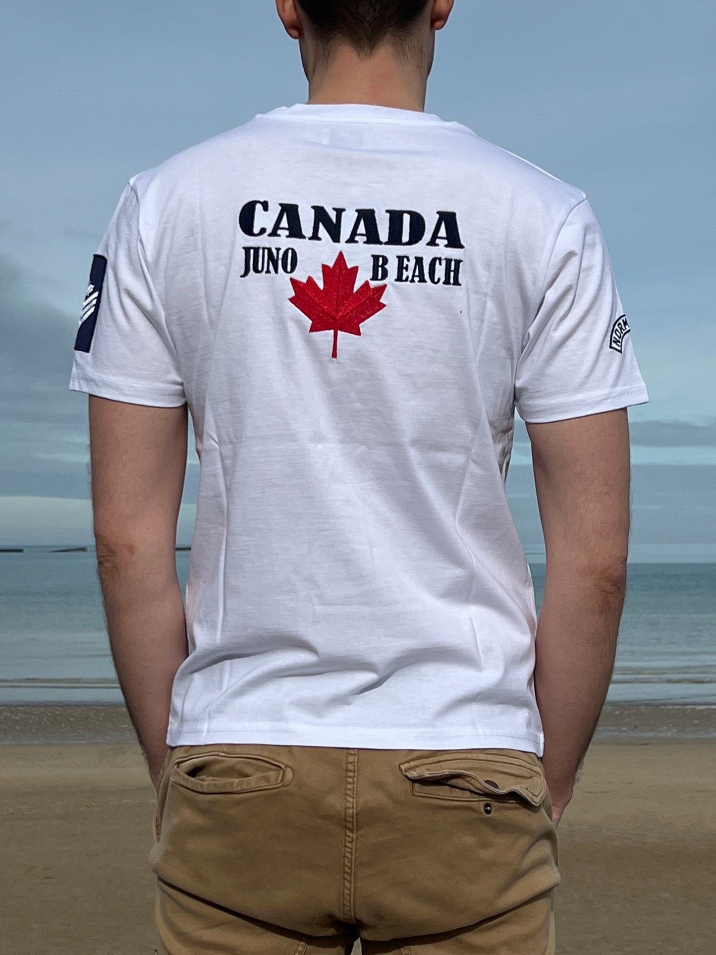 T-shirt CANADA blanc homme