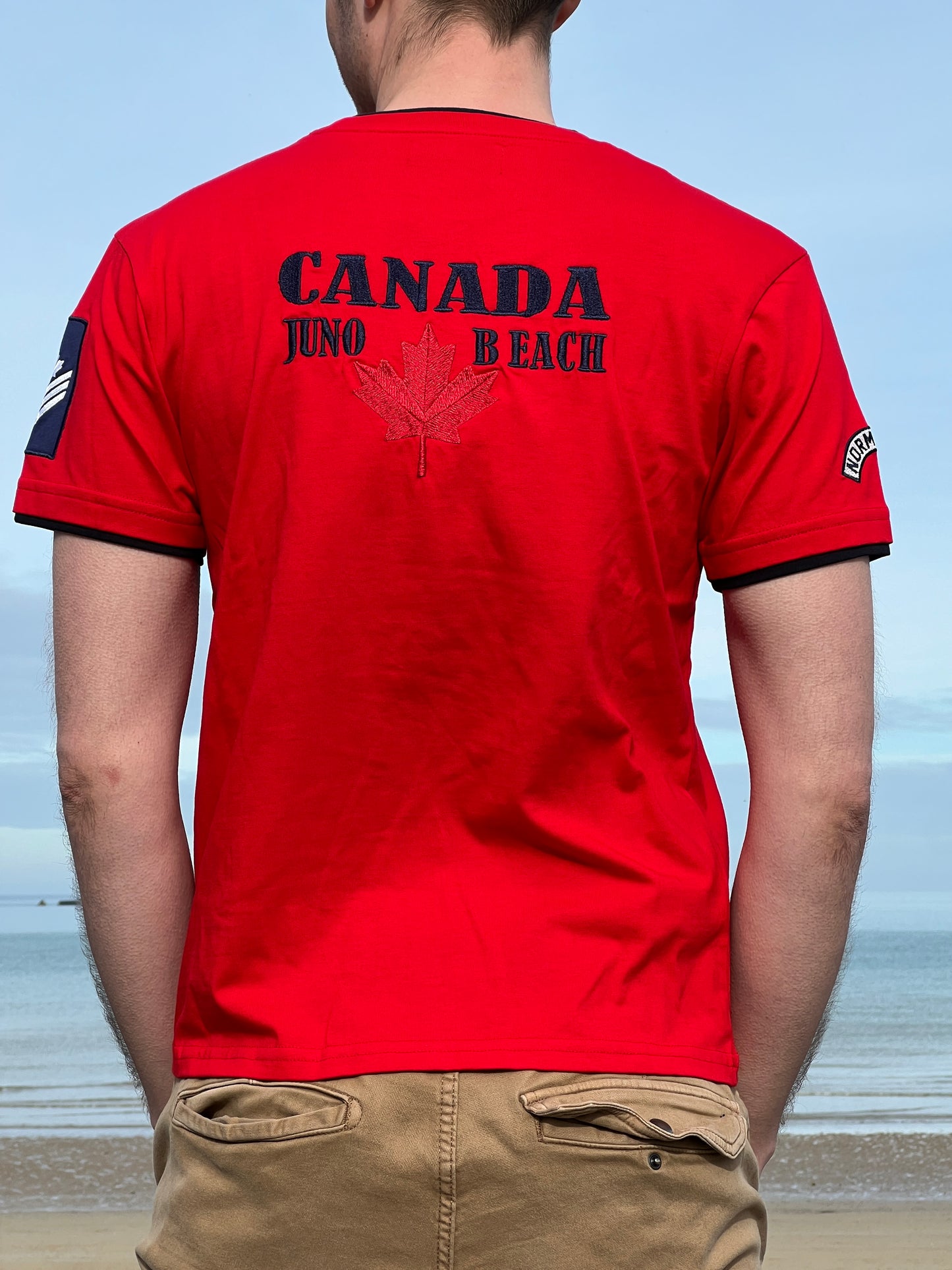 T-shirt CANADA rouge homme