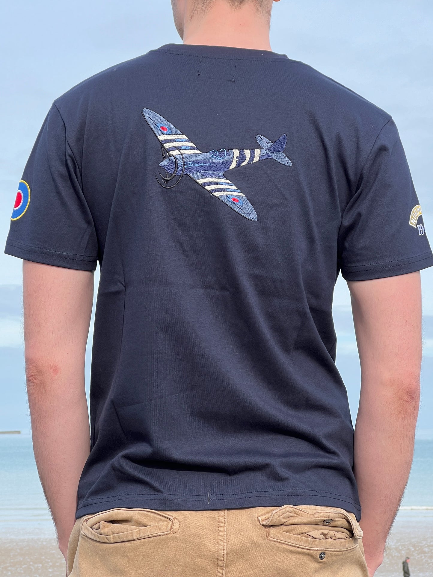 T-shirt RAF bleu marine homme